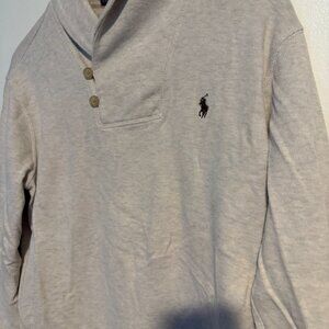 AMAZING LIMITED EDITION RALPH LAUREN COWL NECK BUTTON SWEATER SIZE SMALL